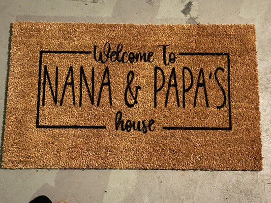 Custom Grandparent Doormat