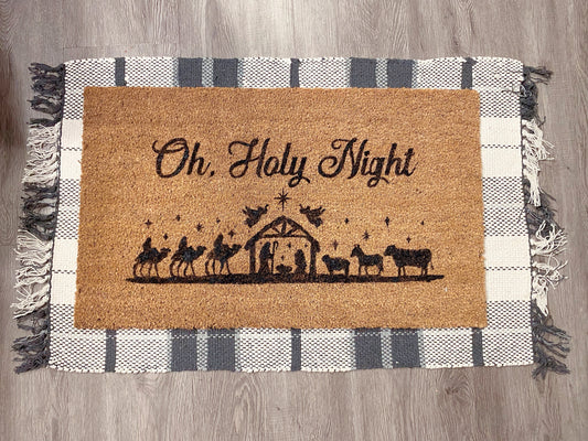 Nativity Christmas Doormat